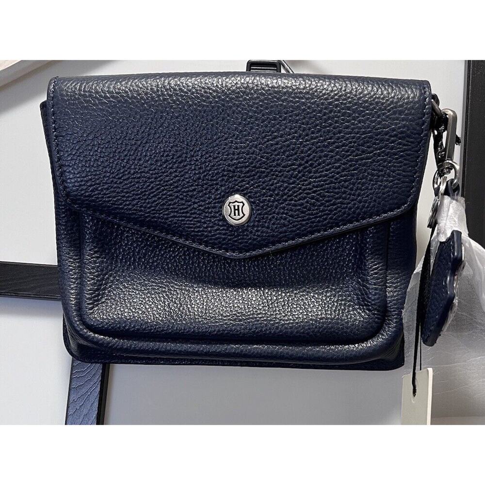 J.W. Hulme "Rue" Crossbody Bag w/ Keychain (Belt Not Included) Navy NWT